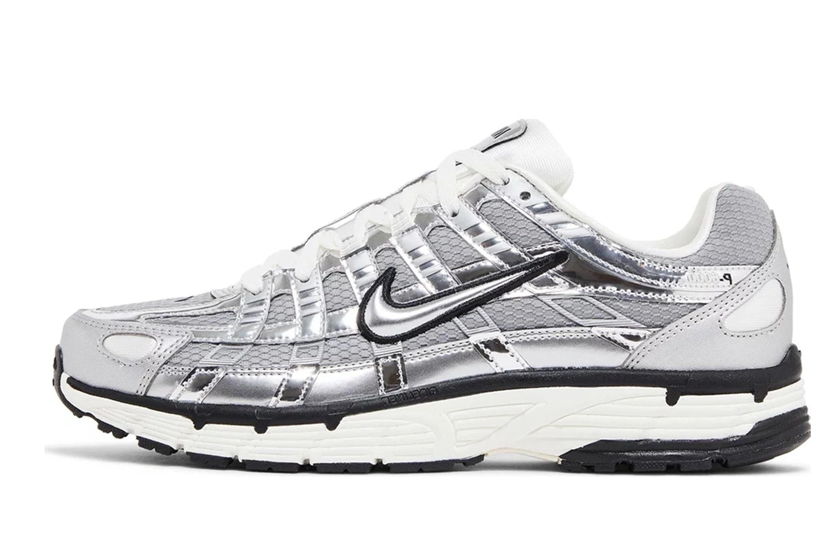Nike Metallic P-6000 Silver 0808
